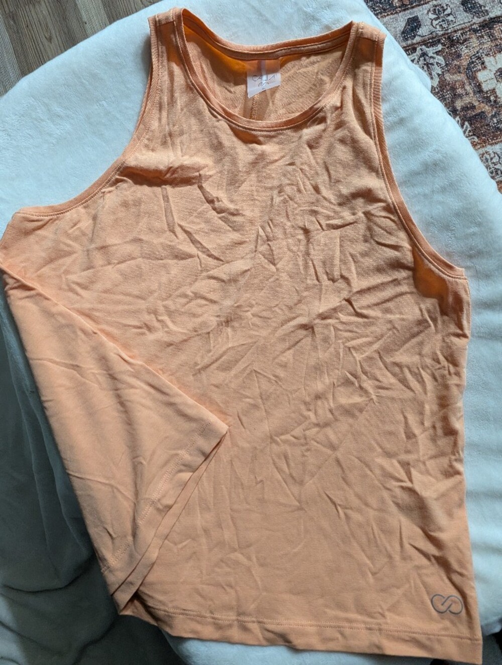 CALIA Light Peach Tank Top Size Women's Small